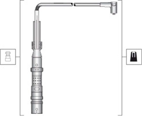 MAGNETI MARELLI Augstsprieguma vadu komplekts 941318111298